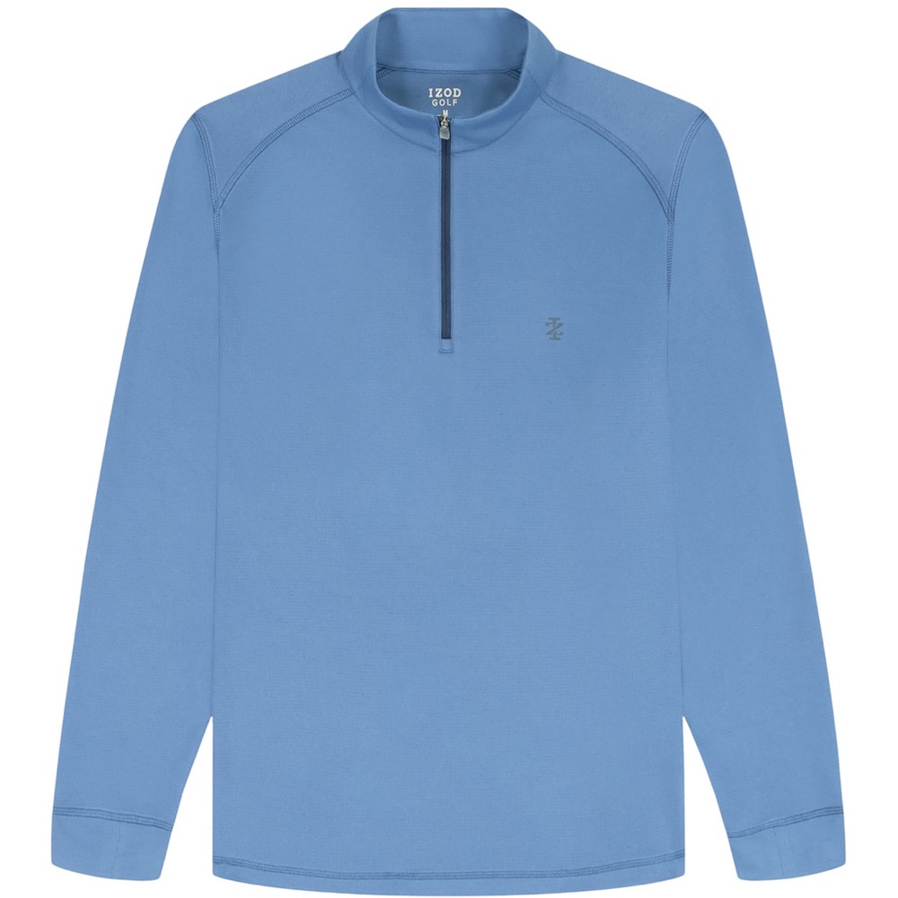Izod Blue Zip Up Sweater
